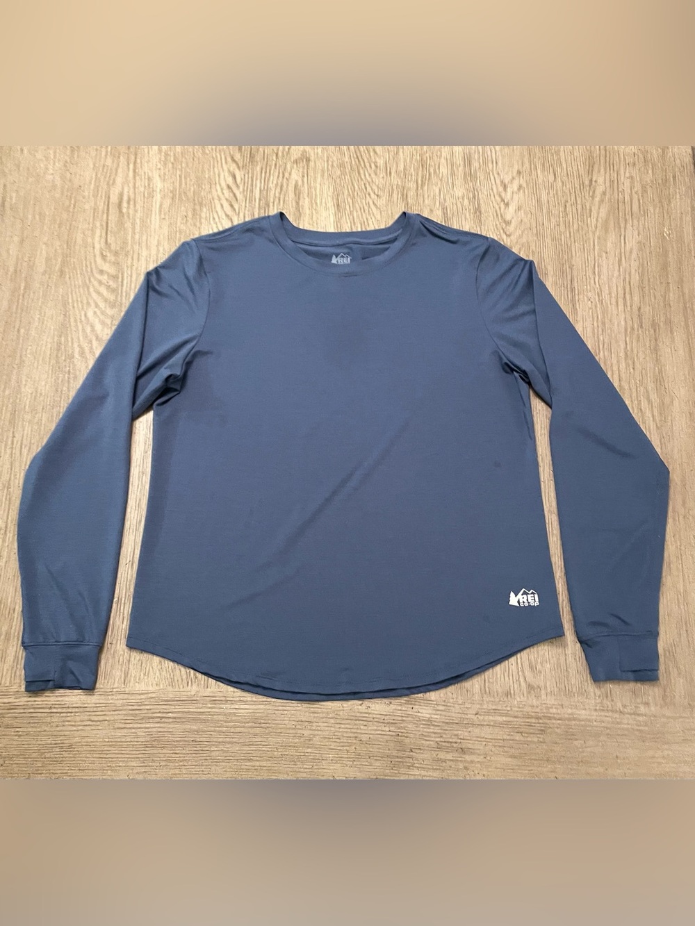 REI Co-op Lightweight Long-Sleeve Crew Base Layer Top Women's, M, Saragasso Sea